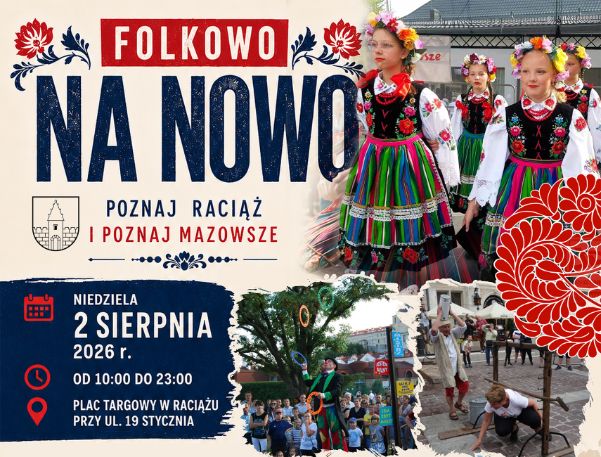 Folkowo na nowo. Zapowiada się ciekawe wydarzenie w Raciążu
